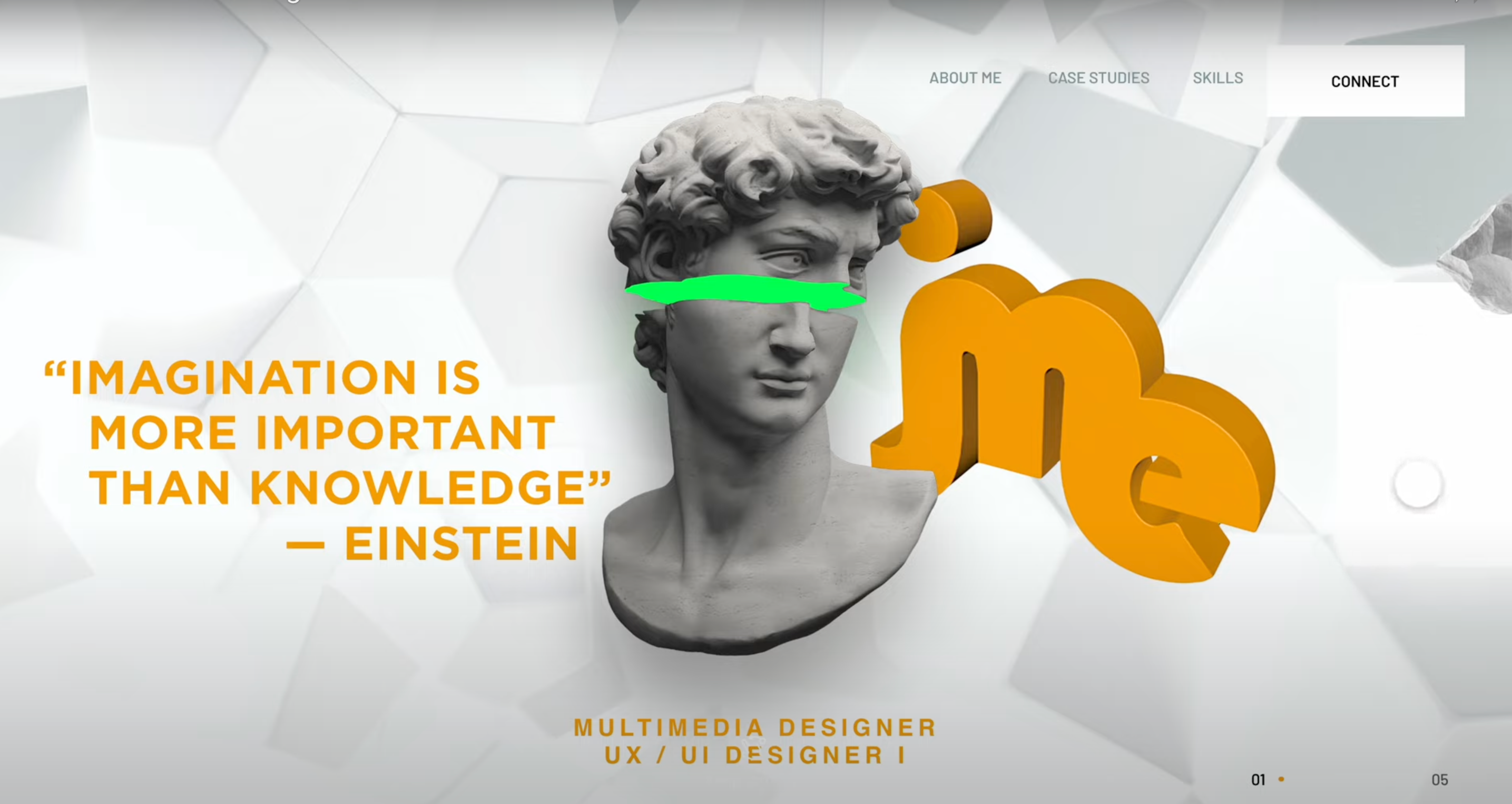 Adobe XD Portfolio Website